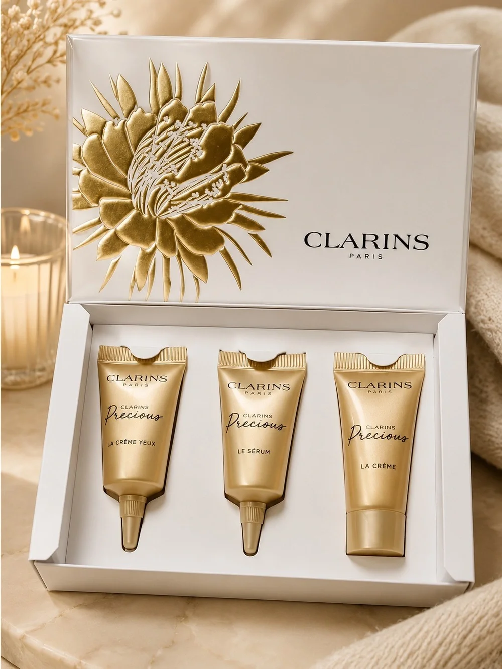 ✨ Clarins Precious Luxury Skincare Set ✨